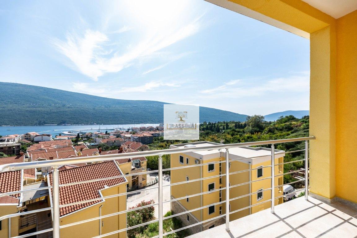 New Two-Bedroom Apartment for Sale in Djenovici - Sea View and Prime Location Near Porto Novi